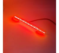 Bande Lumineuse De Moto Intégrée 33 Smd 0.09wled, Feu De Plaque D'immatriculation, Feu De Frein Arrière, Clignotant Rouge/Jaune