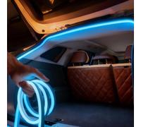 Bande lumineuse dynamique à LED pour coffre de voiture - 4 m - Éclairage d'ambiance universel - Éclairage intérieur sans installation - Étanche