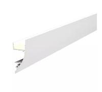 Bande lumineuse en aluminium pour décoration de chambre à coucher - 100 cm - Fixation murale - Profil de canal - Polyvalente - Garniture/fil d'éclairage (blanc)