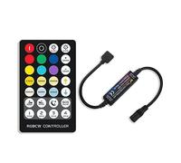 Bande lumineuse Led 5-24V, mini contrôleur, bande lumineuse RGB + CCT, variateur monochrome coloré(28 key RGB+CCT)