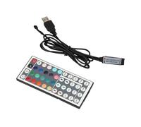 Bande Lumineuse LED 5 V USB 3, 24 ou 44 Touches RGB, contrôleur et variateur(44 Keys)