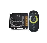 Bande lumineuse LED 6 boutons, contrôleur de couleur simple et double, télécommande musicale entièrement tactile, réglage de la température de couleur, variateur 5V-24V(RGB)