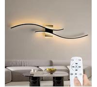 Bande lumineuse LED à ondes longues, applique murale 60 cm, intensité variable en continu, avec télécommande + fonction vocale