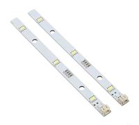 Bande lumineuse LED de rechange pour réfrigérateur congélateur Hisense-Rongsheng MDDZ-162A 1629348 12 V DC 2 broches Blanc froid 16 cm 2 pièces
