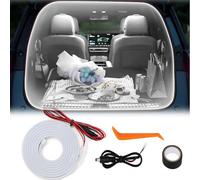 Bande Lumineuse Led Dynamique Et Fluide Pour Coffre De Voiture,DéCoupable,La LumièRe S'Allume Et S'éTeint en Suivre Le Feu D'Origine De La Voiture,Bande led coffre voiture (Version régulière Blanc 4M)