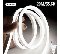 Bande lumineuse LED en Silicone souple, 10M/20M, 220V, haute luminosité, ruban à Diode étanche, lumière extérieure pour la décoration de la maison
