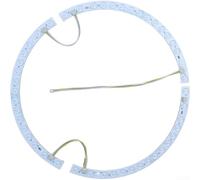 Bande lumineuse LED incurvée de 38 cm pour ventilateurs de plafond, barre de montage magnétique 36 W à changement de couleur, éclairage tricolore flexible de rechange (bande lumineuse)