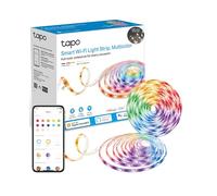 Bande lumineuse LED intelligente Tapo, 2 x 5 m, contrôle d'application WiFi RGBW, bandes lumineuses LED multicolores, revêtement PU, fonctionne avec Alexa et Apple HomeKit, convient pour la télévision