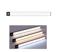 Bande lumineuse LED - Intelligente - Ultra-mince - Rechargeable - Détection de corps - 10 cm Noir