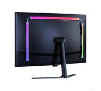 Bande lumineuse LED musicale alimentée par USB pour TV 32" (68,6 cm) | Application et télécommande infrarouge, 16 m de couleurs, réglage de la luminosité, pour les modes de fondu flash saut