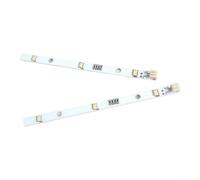 Bande lumineuse LED pour réfrigérateur Hisense E349766, 12 V CC 2 broches, éclairage de rechange économe en énergie pour réfrigérateur, armoire ou vitrine