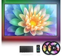 Bande Lumineuse LED pour téléviseur 72 Pouces, rétroéclairage LED avec synchronisation Musicale et boîtier de synchronisation, Effet Multicolore Fluide, contrôle par Application, s