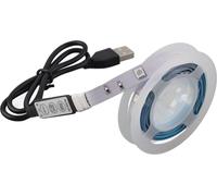 Bande Lumineuse LED RGB 5V Bouton de Contrôle Bande Lumineuse Changeant de Couleur Alimentée par USB pour Chambre2m / 6.6ft