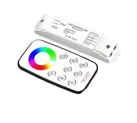 Bande lumineuse LED RGB, contrôleur DC 12v 24V, récepteur, mini variateur, courant de sortie max 3Ax3CH, télécommande