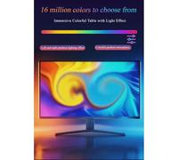 Bande lumineuse LED RVB de 68,6 cm avec rétroéclairage USB pour moniteur | Couleur de l'écran, ajustement de 61 cm, alimentation USB, mode film de jeu, réduit la fatigue oculaire