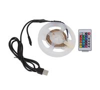 Bande Lumineuse LED RVB sans Fil 5 V USB RVB LED Bande Couleur Variable 24 Touches Télécommande IR pour Fête Bar Mariage, Applicable aux Fêtes, Mariages (10m)
