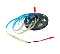 Bande lumineuse LED SMD2835 200D/m, 3 m/ensemble, 2 broches, 220-260ma, courant Constant, Flexible, 3000K + 6500K (51-60W), x2 couleurs for lustre