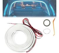 Bande Lumineuse LED Universelle pour Coffre De Voiture, Flexible Et Fluide, Mise à Niveau 2025, pour Coffre De Voiture Ou éClairage IntéRieur, DéCoration D'Ambiance Dynamique (4 Meters,Blue)