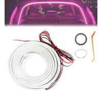 Bande Lumineuse LED Universelle pour Coffre De Voiture, Flexible Et Fluide, Mise à Niveau 2025, pour Coffre De Voiture Ou éClairage IntéRieur, DéCoration D'Ambiance Dynamique (2 Meters,Purple)