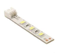 Bande lumineuse pour réfrigérateur DA41-00519R 12 V - Pièce de rechange compatible avec les modèles Samsung - Barre LED lumineuse économe en énergie - Boîtier en métal facile à installer - 65 x 10 mm