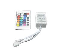 Bande Lumineuse RGB à 24 Touches, contrôleur LED, chapiteau de Ligne à 44 Touches, contrôleur de lumière colorée(24 Key RGB Infrared Rubber Shell)