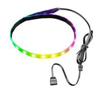 bande lumineuse RGB LED, 40cm, pour boîtier d'ordinateur, SATA 3PIN, barre de lumière d'ambiance