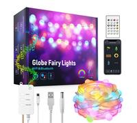 Bande lumineuse RGB LED connectée Tuya, wi fi, étanche IP65, avec télécommande, pour la maison, contrôle via application Tuya Smart Life