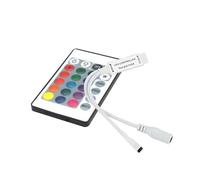 Bande lumineuse RGB LED de contrôle, 44 touches/24 touches, bande lumineuse colorée, télécommande, variateur un à deux LED(DCcontroller24key)