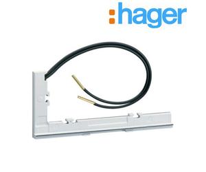 Bande lumineuseGallery pour plaque 1 poste 12/24V pure - HAGER WXA011