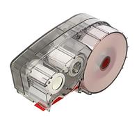 Bande M21-375-595-RD 9,53mm 6,4m rouge Couleur du dessin : blanc auto-adhésif...