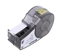 Bande M21-500-595-WT 12,7mm 6,4m blanc Couleur du dessin : noir transfert the...