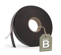 Bande magnétique 3m autocollante, Bande magnétique Auto-adhésive 12 mm de large x 3m (Polarité B)