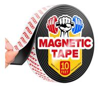 Bande Magnétique Flexible - 2,5 cm x 3 m avec Forte Auto-Adhésivité - Rouleau Aimanté Idéal pour les Projets de Bricolage - Aimants Adhésif pour Réfrigérateur et Tableau D'effacement à Sec