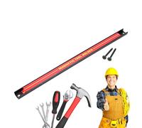 Bande magnétique pour outils - Support mural de grande capacité, organisateur d'outils pour économiser de l'espace pour atelier, maison, barre en métal pour garage pour atelier de réparation
