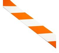 BANDE MAGNÉTIQUE SÉCURITÉ LONGEUR 1M X 6CM ORANGE ET BLANC