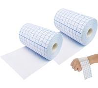 Bande Médicale Respirante,2pcs Bande Hypafix,Ruban Adhésif Respirant Non Tissé Doux et Élastique Médical,Ruban de Papier Médical Non Tissé,Stretch Bandage Médical Doux de Fixation