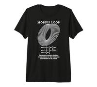 Bande Mobius Loop Moebius pour Enseignant mathématiques Nerd Science T-Shirt Haut de Gamme