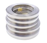 Bande Nickel Bande nickelée 18650 Li-ion Batterie Nickel Feuille Plaque Connecteur 0,1 mm 0,2 mm Ceinture en acier Machine de soudage par points Soudeur de batterie(0.15 x 10mm (10M))