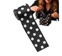 Bande noire et blanche - Décoration saisonnière Pour, Ruban de fabrication d'arc à faire soi-même - Pour couronnes de cheminée professeurs d'art passionnés de mariage Scrapbooking Rosace Fabrication