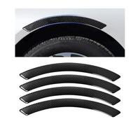 Bande Passage Roue pour Renault 5 E Tech Electrique 2024-2026 | Bande Anti-Collision Auto en Carbon, Flexible et souple Sourcil de Roue Anti-Rayures Protection bord de roue 4 Pcs