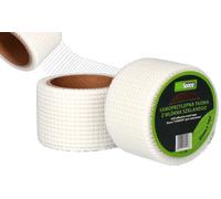 Bande Placo 4,5 Cm X 10 M-Ruban De Fibre Verre Avec Toile Pour Plaques Plâtre-Vande Fibree Auto-Adhésif Pour Joint Fissure Mur-Tissu Grillagée Pour Fissure Réparation Trous Enduit