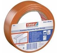 tesa Bande adhésive de plâtrage 4843-04-02 orange 33 m x 30 mm caoutchouc 1 pc