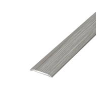 Bande plate droite auto-adhésive en alliage d'aluminium, garniture de bord de sol, garniture de seuil de porte, ignifuge et antirouille(Titanium gold)