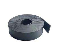 Bande plate en caoutchouc nitrile NBR absorbant les chocs et amortissant les chocs, joint d'étanchéité marin et antidérapant, bande collision(Thick 10X Width 25mm)