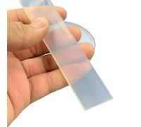 Bande Plate Solide En Silicone Translucide Blanc 2/5/10 M, Antidérapante, Anti-huile, Absorption Des Chocs, Résistance Bandes d'étanchéité transparentes(3mm,12mm-2M)