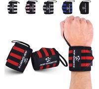 Bande Poignet Musculation (Paire)-Ipl Uspa Approuvé 45cm Protege Poignet Musculation Homme Et Femme-Sangle Poignet Musculation,Fitness Attelle Poignet Avec Boucle Pouce.[K399]
