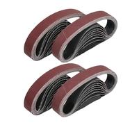 Bande Ponceuse Lot de 40 bandes abrasives en oxyde d'aluminium 305 x 18 mm, 12 0,7 pouces, grains 100, 320, 600, 800 for aiguiseur couteaux