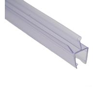 Bande profilée de déflecteur d'eau pour portes de douche intérieures en verre pour minimiser les déversements lors de l'utilisation et faciliter l'efficacité du drainage (10 mm)