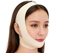 Bande raffermissante du visage - Bande de levage du menton - Unisexe - Aide à la modélisation douce - Sangle de raffermissement du visage pendant la nuit pour femmes, hommes, épouse, mère, petite amie