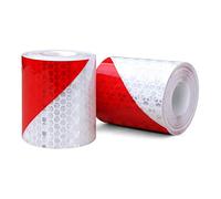 Bande réfléchissante 3 m * 50 mm prismatic étanche inclinés Forme de sécurité Rouleau de ruban de signalisation Vinyle autocollant Sécurité ruban adhésif Reflechissante Autocollante Ruban